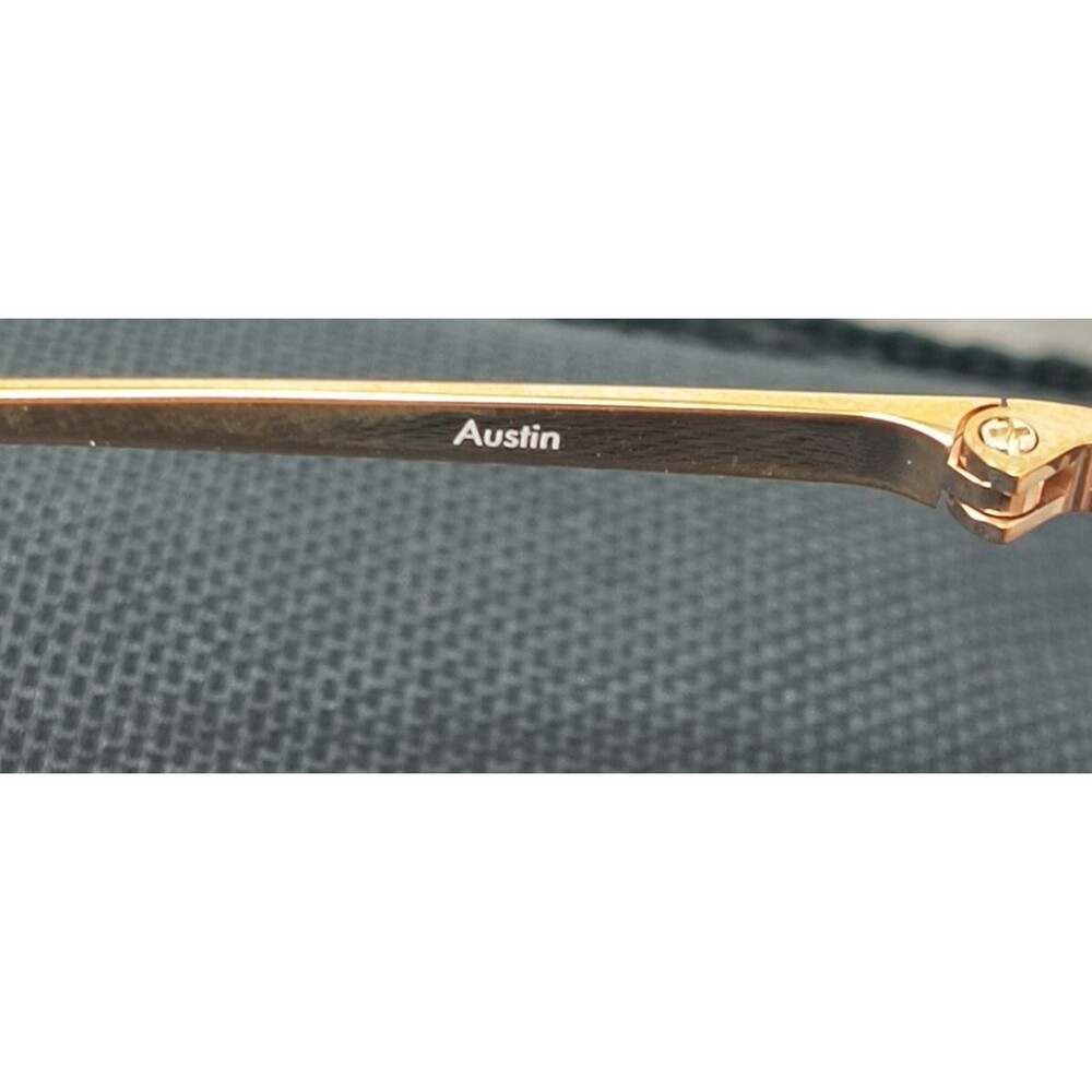 Linda‎ Farrow LFL854/6 Rose Gold Plated Cat Eye Titanium Frame Sunglasses NEW - Picture 11 of 14